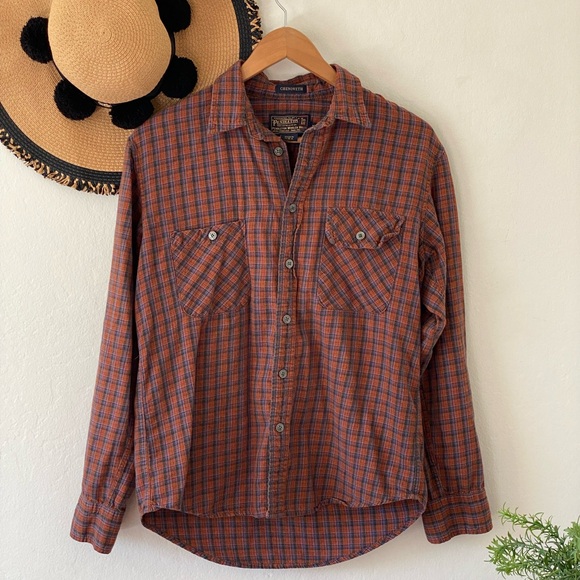 Pendleton Other - Pendleton Thomas Kay Collection Chenoweth Plaid Cotton Flannel Button Down Shirt